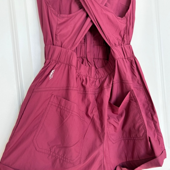Free People Noiseless Back On Trek Shortsie Pink Size XS - Picture 11 of 15